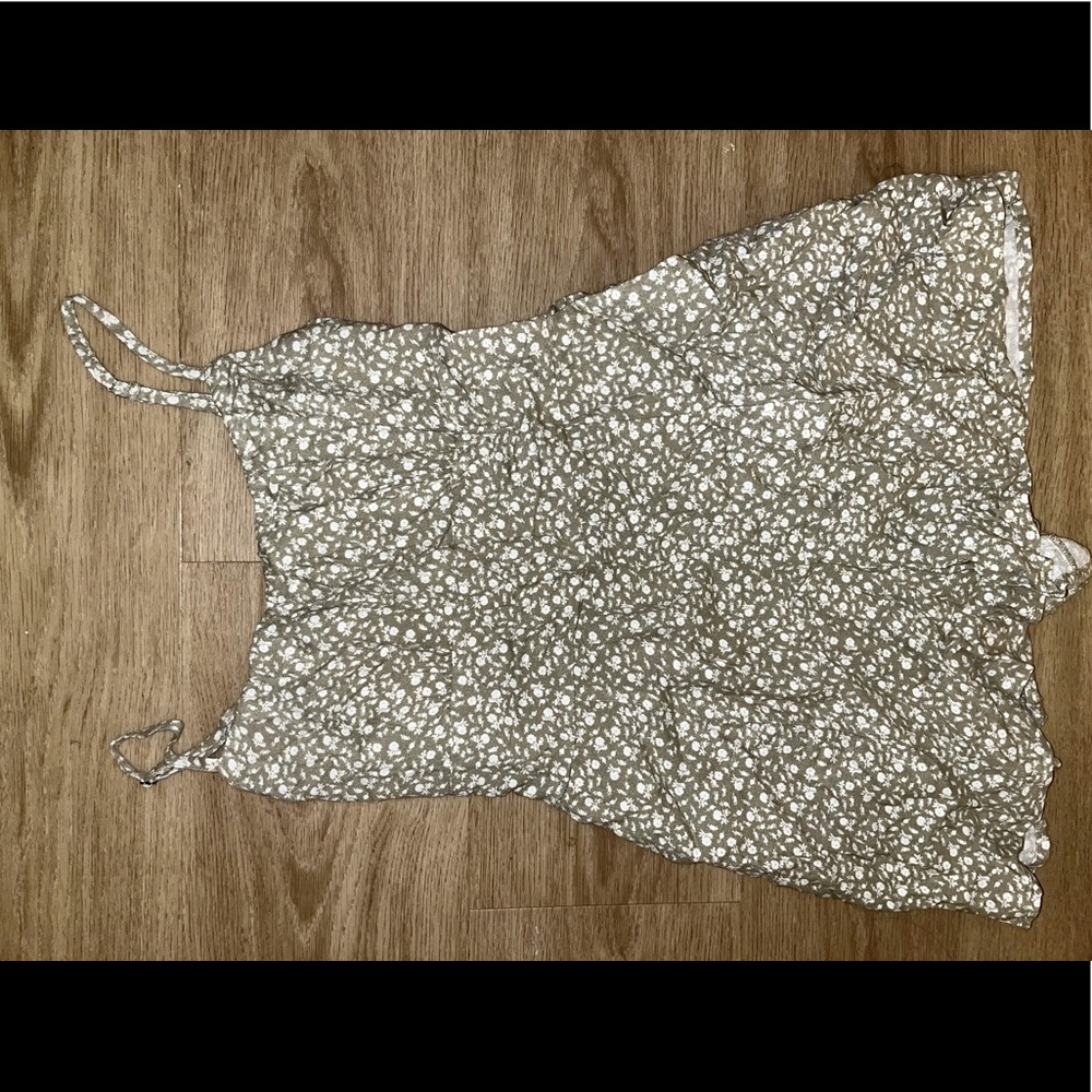 Abercrombie & Fitch Green Floral Romper, Size XS